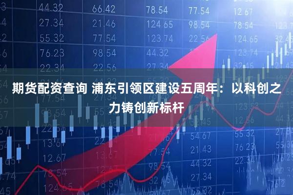 期货配资查询 浦东引领区建设五周年：以科创之力铸创新标杆